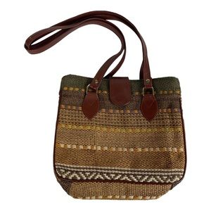 WOVEN Multi Color Purse Boho Made in India‎